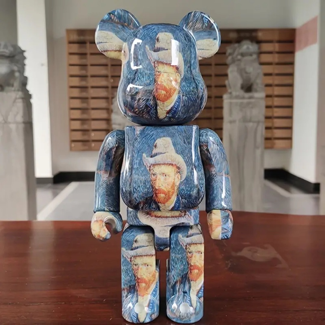 【希少品！新品近い】ベアブリック@400％ × ファン・ゴッホ１個　28cmbe＠rbrick