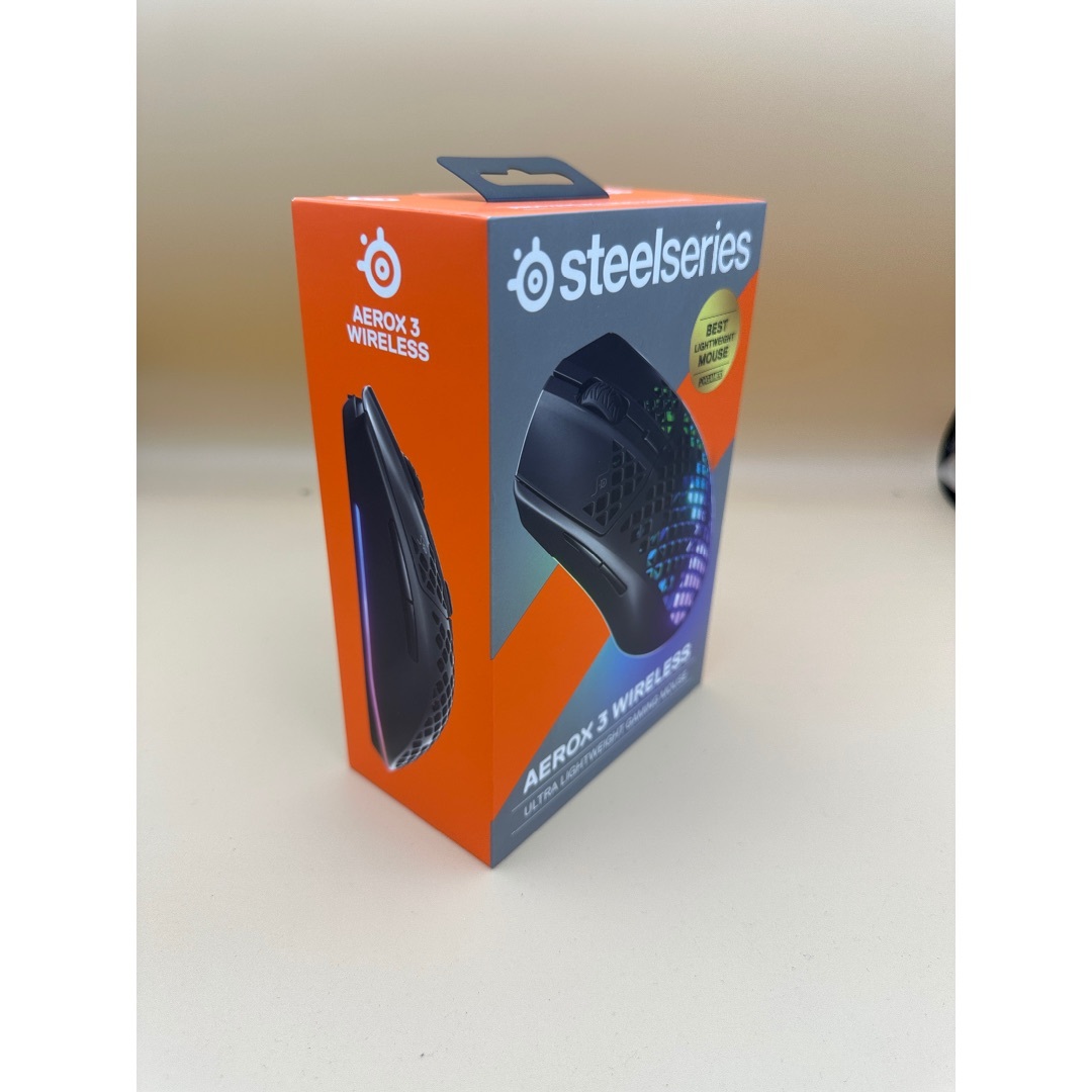 SteelSeries(スティールシリーズ)の【国内正規品】AEROX 3 Wireless Snow　※値下交渉ご勘弁くださ スマホ/家電/カメラのPC/タブレット(PC周辺機器)の商品写真