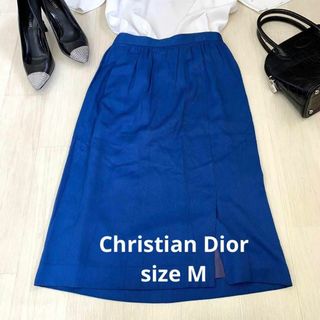 クリスチャンディオール(Christian Dior)のChristian Dior プレタポルテ　膝丈スカート　size M(ロングスカート)