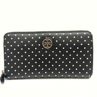 トリーバーチ(Tory Burch)のTORY BURCH(トリーバーチ) 長財布 - 黒×白(財布)