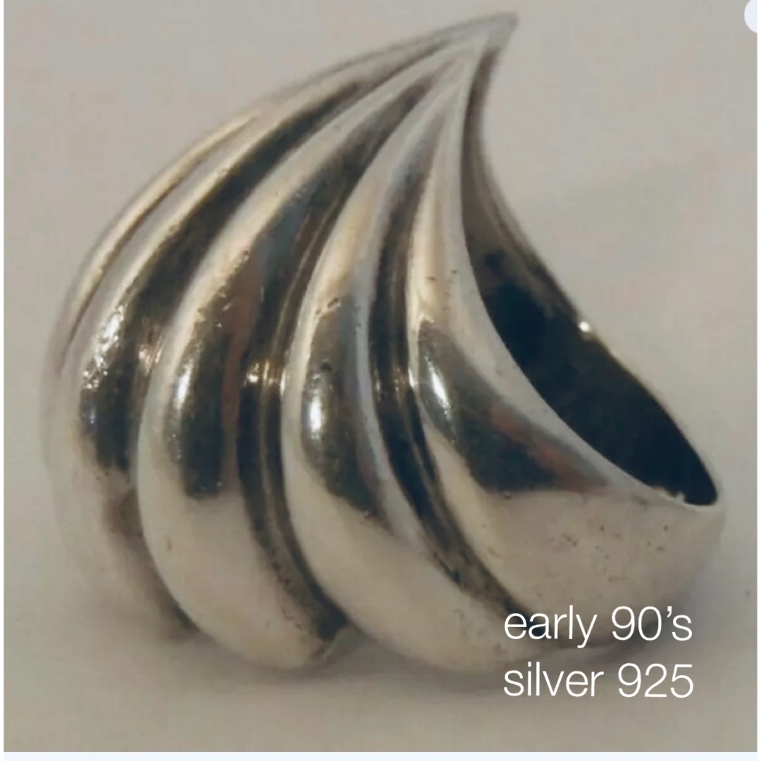 90s vintage ring silver925