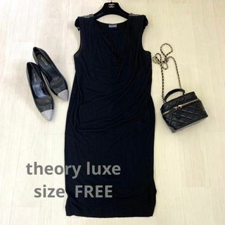 セオリーリュクス(Theory luxe)のtheory luxe ノースリーブワンピース　size FREE(ロングワンピース/マキシワンピース)