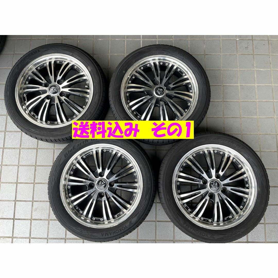 美品★軽自動車用ホイールタイヤセット★165/55R15　8.5～9分山