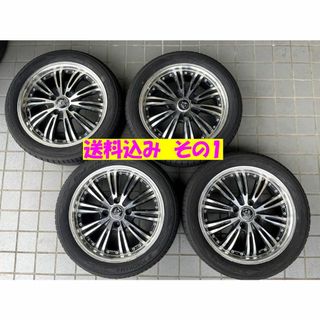 美品★軽自動車用ホイールタイヤセット★165/55R15　8.5～9分山(タイヤ・ホイールセット)