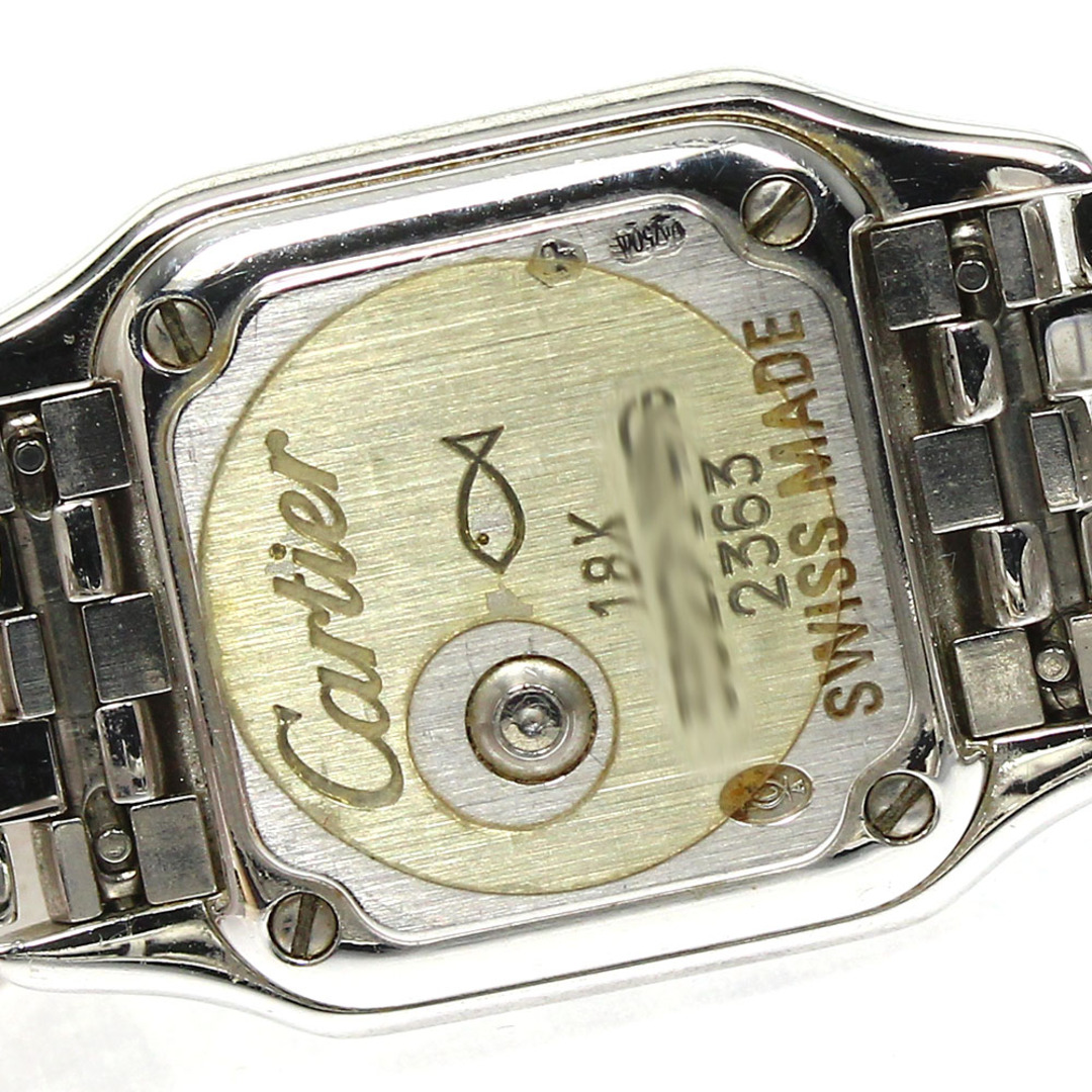 Cartier(カルティエ)のカルティエ CARTIER WF3210F3 ミニパンテール K18WG ベゼル2重ダイヤ クォーツ レディース _750628 レディースのファッション小物(腕時計)の商品写真