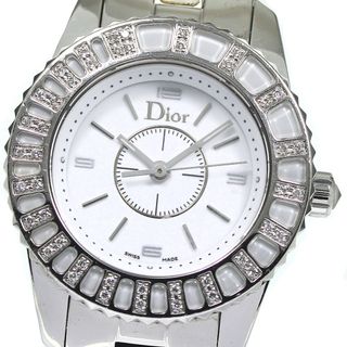 ディオール(Dior)のディオール Dior CD112113 クリスタル ダイヤベゼル クォーツ レディース _759733(腕時計)