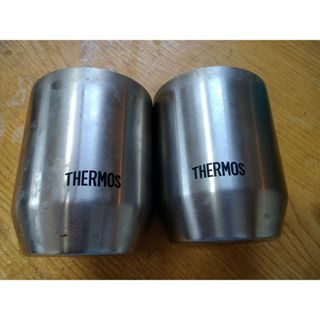 サーモス(THERMOS)の真空断熱カップ✕2個(グラス/カップ)