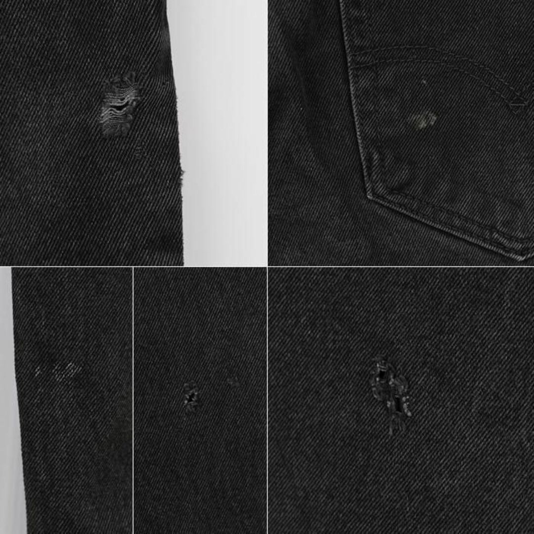 Levi's - W42 リーバイス550 極太 ブラックデニム バギーパンツ ボトム