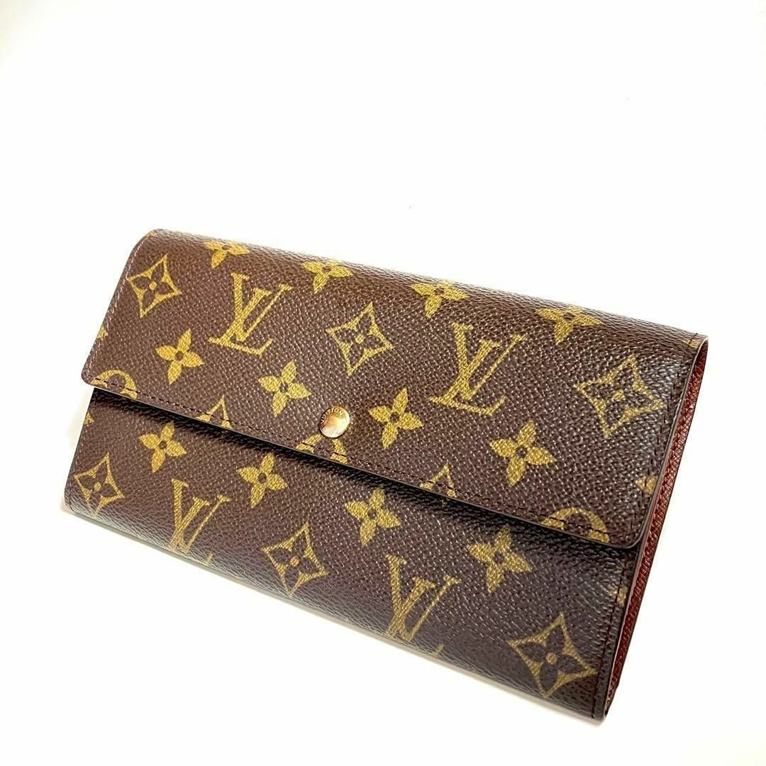 LOUIS VUITTON(ルイヴィトン)の【特別価格】極美品・希少❤︎LOUIS VUITTON クレディモノグラム長財布 レディースのファッション小物(財布)の商品写真