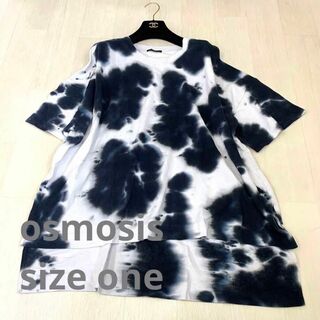 オズモーシス(OSMOSIS)のosmosis マーブルオーバーシャツ　size one(Tシャツ(半袖/袖なし))
