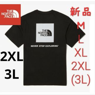 ザノースフェイス(THE NORTH FACE)のTHE NORTH FACE　ノースフェイス　新品　半袖　Tシャツ　ロゴ　2XL(Tシャツ/カットソー(半袖/袖なし))