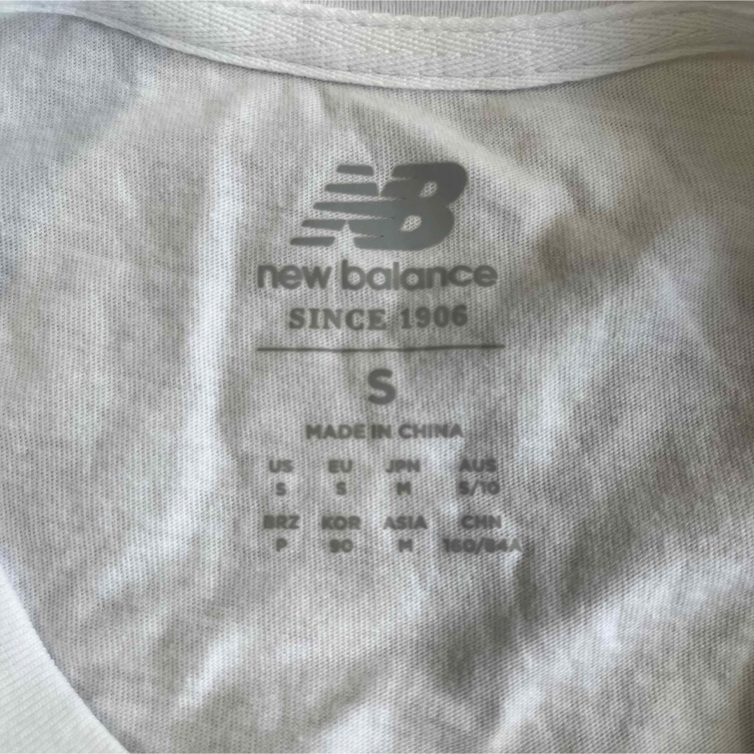 New Balance(ニューバランス)のニューバランス ロゴ 白Tシャツ レディースのトップス(Tシャツ(半袖/袖なし))の商品写真