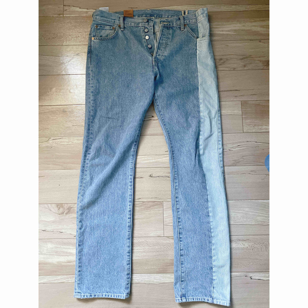 VETEMENTS × Levi's 501 コラボ 再構築デニム パンツ
