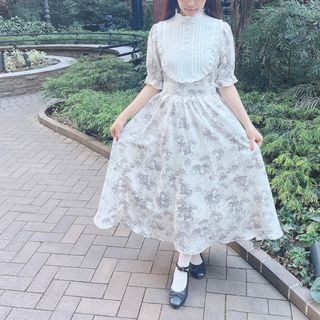 シマムラ(しまむら)の青木美沙子×しまむら トワルドジュイ柄ワンピース(ロングワンピース/マキシワンピース)