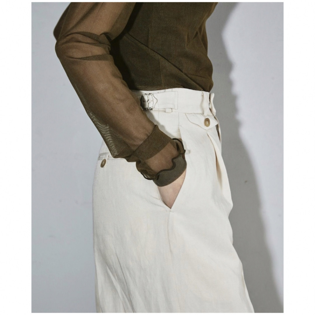 【美品 タグ付】38 Linen Gurkha Pants TODAYFUL