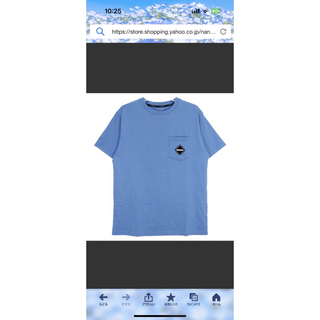 エフシーアールビー(F.C.R.B.)の 22SS VERTICAL LOGO POCKET TEE  BLUE(Tシャツ/カットソー(半袖/袖なし))
