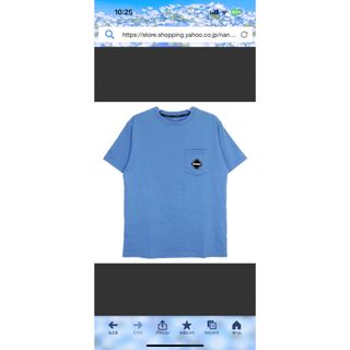 エフシーアールビー(F.C.R.B.)の 22SS VERTICAL LOGO POCKET TEE  BLUE(Tシャツ/カットソー(半袖/袖なし))