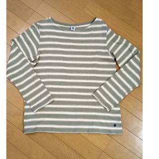 プチバトー(PETIT BATEAU)のプチバトー☆マリニエールプルオーバー 2023ss Mサイズ(カットソー(長袖/七分))