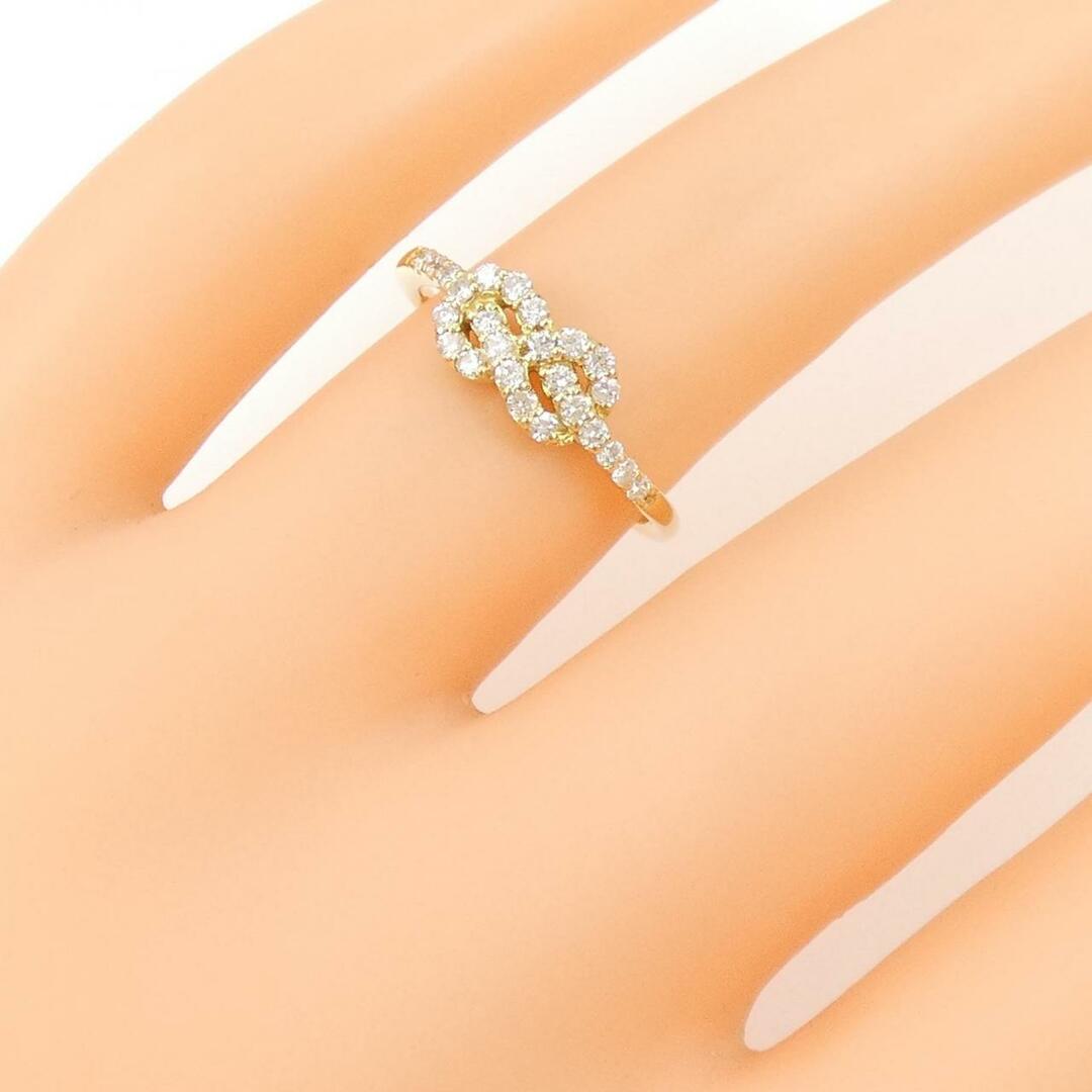 【リメイク】K18YG ダイヤモンド リング 0.24CT 3