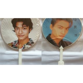 スマップ(SMAP)の【未使用品】　★公式★　1995　1996　SMAP　香取慎吾　うちわ(アイドルグッズ)