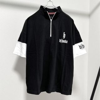 ディージェイホンダ(dj honda)の新品・未使用　DJhonda ディージェイホンダ　ジッパーtシャツ tシャツ 黒(Tシャツ/カットソー(半袖/袖なし))