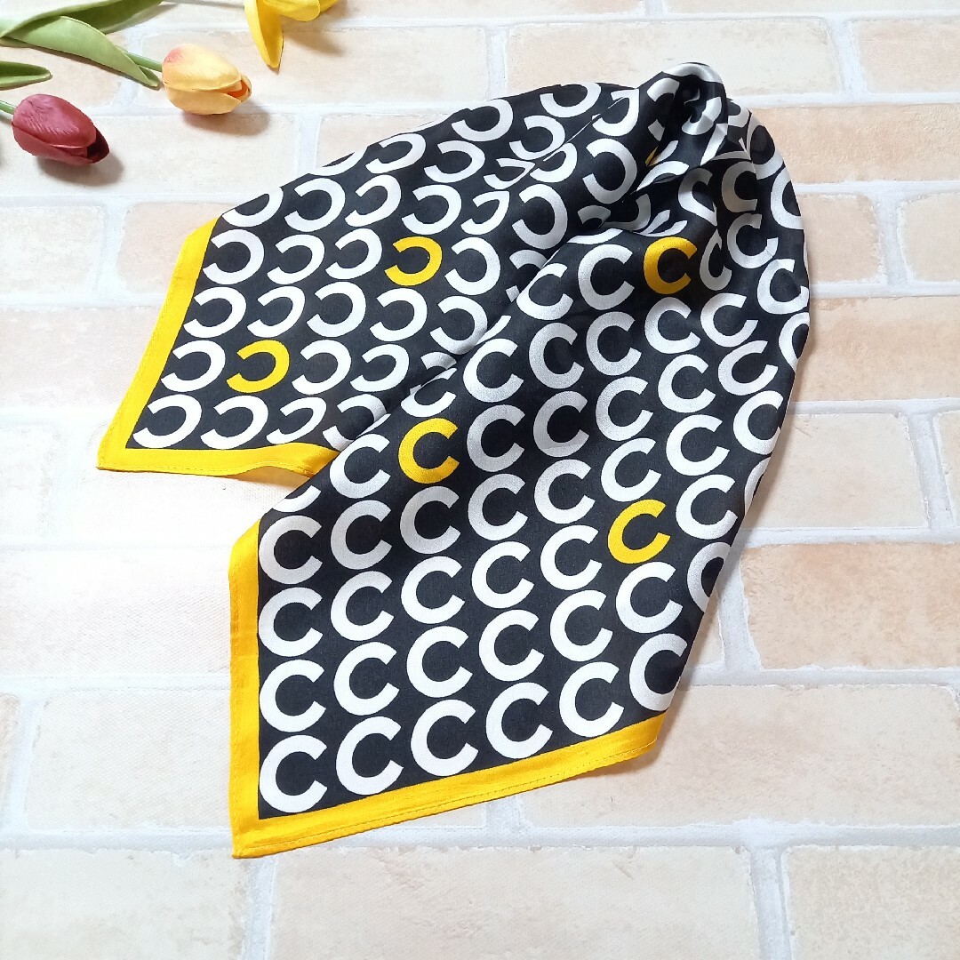 プチシルクスカーフ レディースのファッション小物(バンダナ/スカーフ)の商品写真