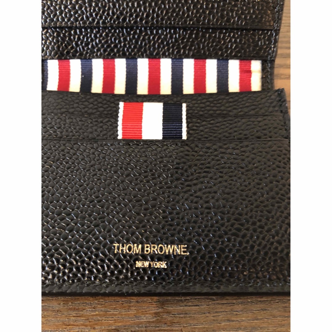定価5万 トムブラウン THOM BROWNE 名刺入れ カードケース 定期入れ