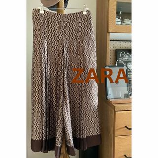 ザラ(ZARA)のZARA ザラ エスニックプリント 幾何学模様 キュロットスカート(キュロット)