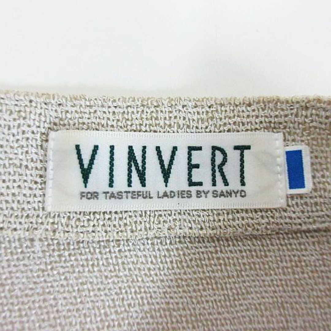 VINVERT(バンベール)のバンベール ジャケット 七分袖 スタンドカラー レース 13AR ベージュ レディースのジャケット/アウター(その他)の商品写真