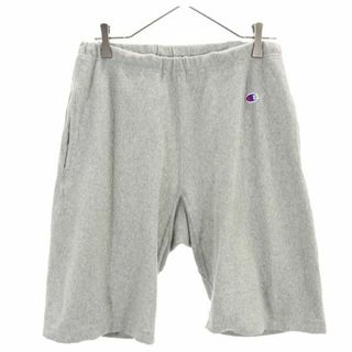 チャンピオン(Champion)のチャンピオン REVERSE WEAVE ショートパンツ L グレー系 Champion ロゴ メンズ 【中古】  【230722】(ワークパンツ/カーゴパンツ)