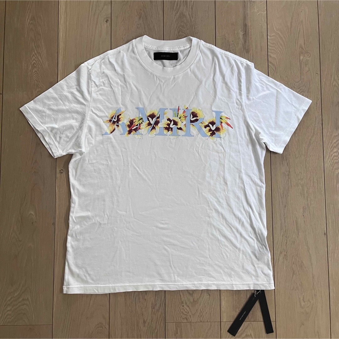 【定価6万】 Amiri hibiscus logo tee tシャツ