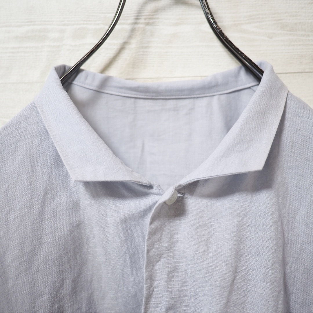 ISSEY MIYAKE   HOMME PLISSE SS Cotton/Linen S/S Shirtの