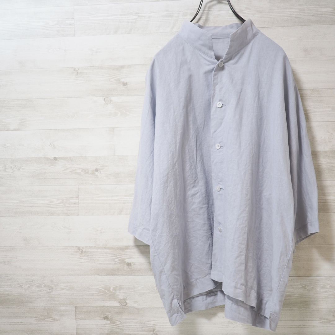 HOMME PLISSE 20SS Cotton/Linen S/S Shirt