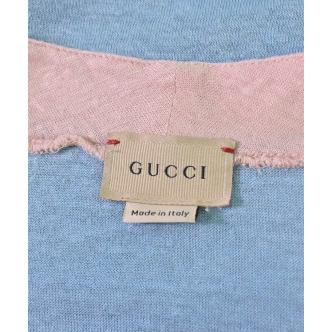 Gucci(グッチ)のGUCCI グッチ Tシャツ・カットソー 8 水色xピンク 【古着】【中古】 キッズ/ベビー/マタニティのキッズ服女の子用(90cm~)(Tシャツ/カットソー)の商品写真