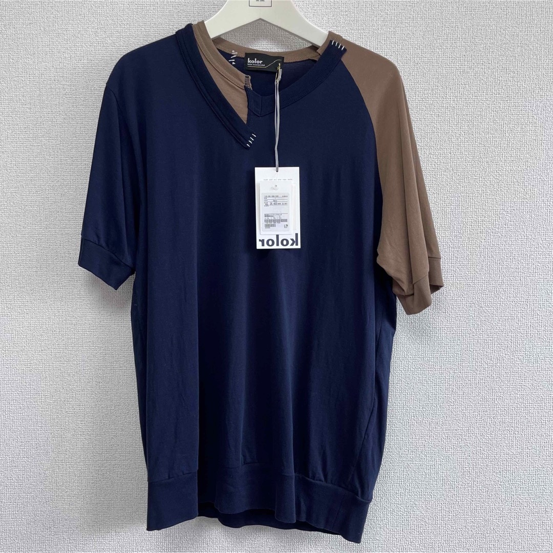 kolor カラー　ドッキングカットソー　新品タグ付き　Tシャツ　21SS | フリマアプリ ラクマ