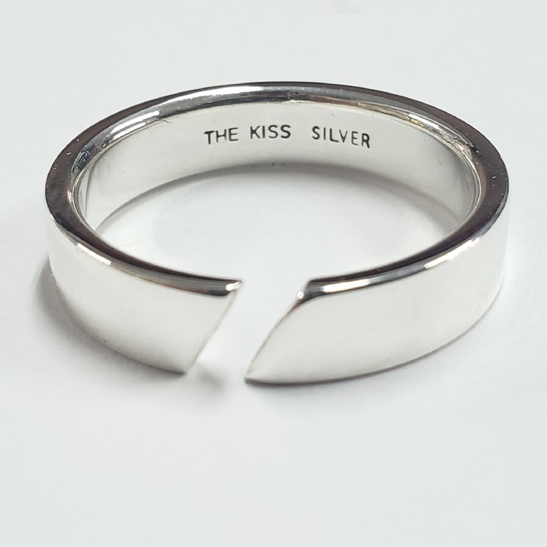 THE KISS(ザキッス)の☆美品☆THE KISS☆SILVER☆シルバーリング☆平打リング☆19号☆ メンズのアクセサリー(リング(指輪))の商品写真