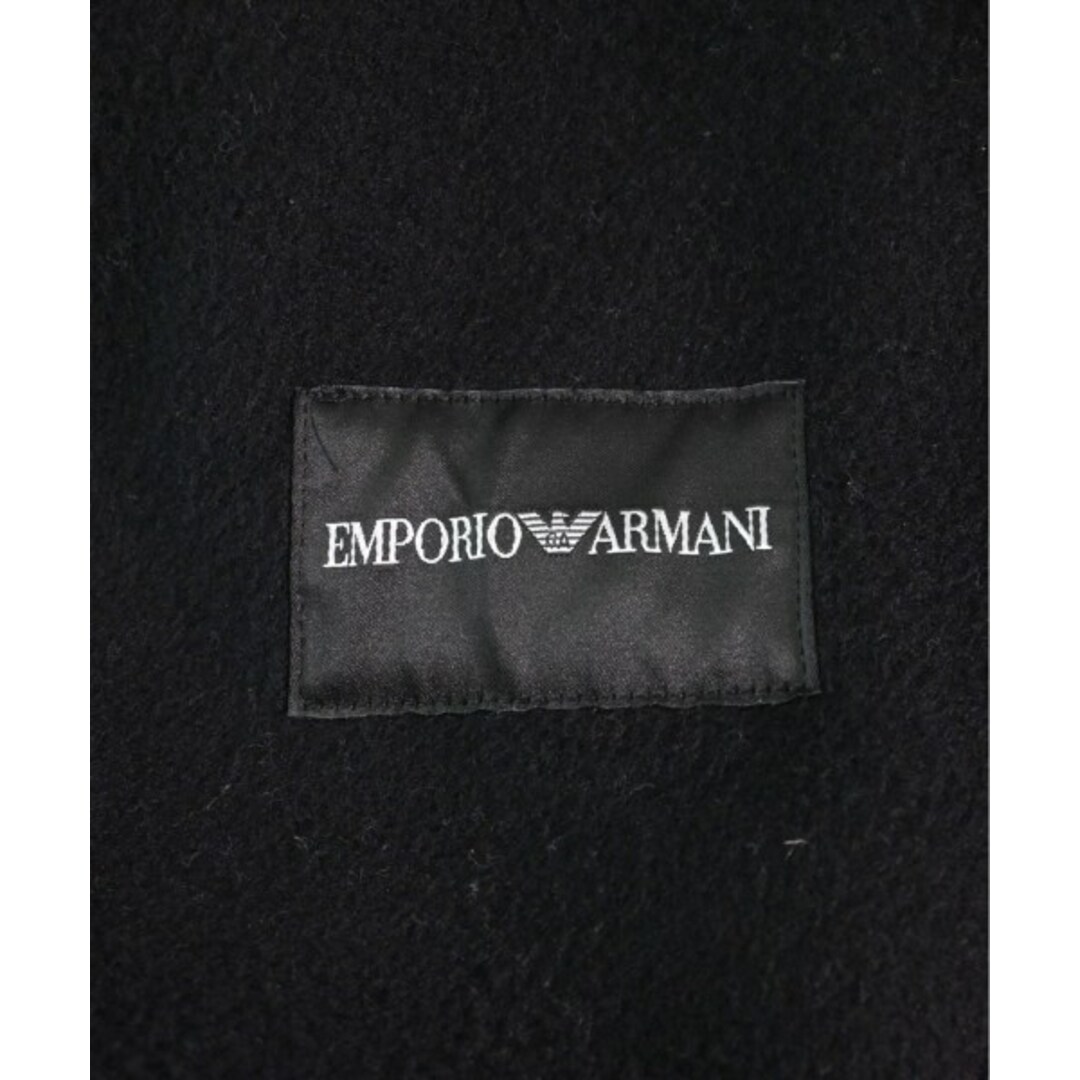 Emporio Armani(エンポリオアルマーニ)のEMPORIO ARMANI エンポリオアルマーニ ピーコート 44(S位) 黒 【古着】【中古】 メンズのジャケット/アウター(ピーコート)の商品写真