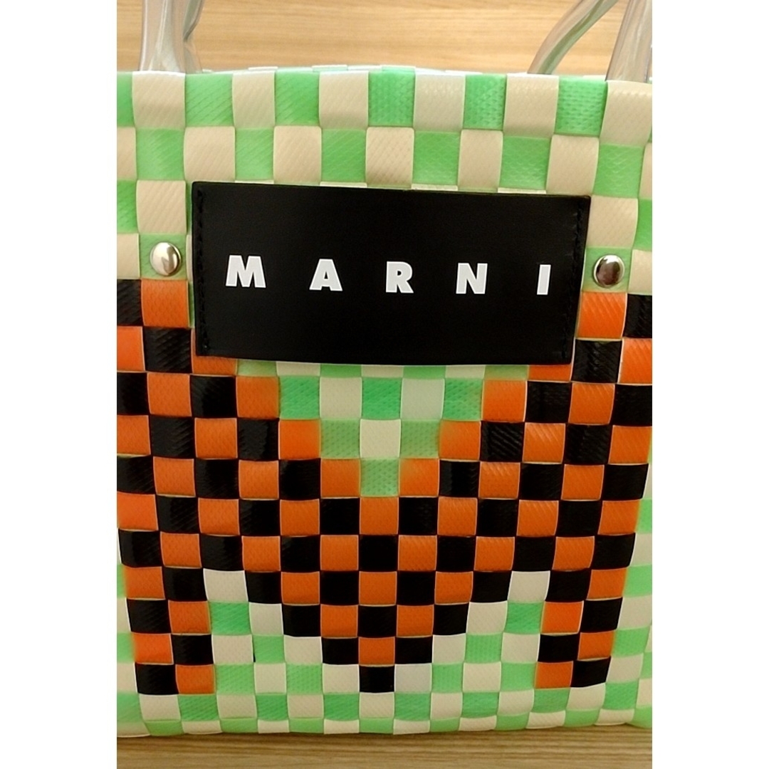 MARNI フラワーカフェ かご バッグ - トートバッグ