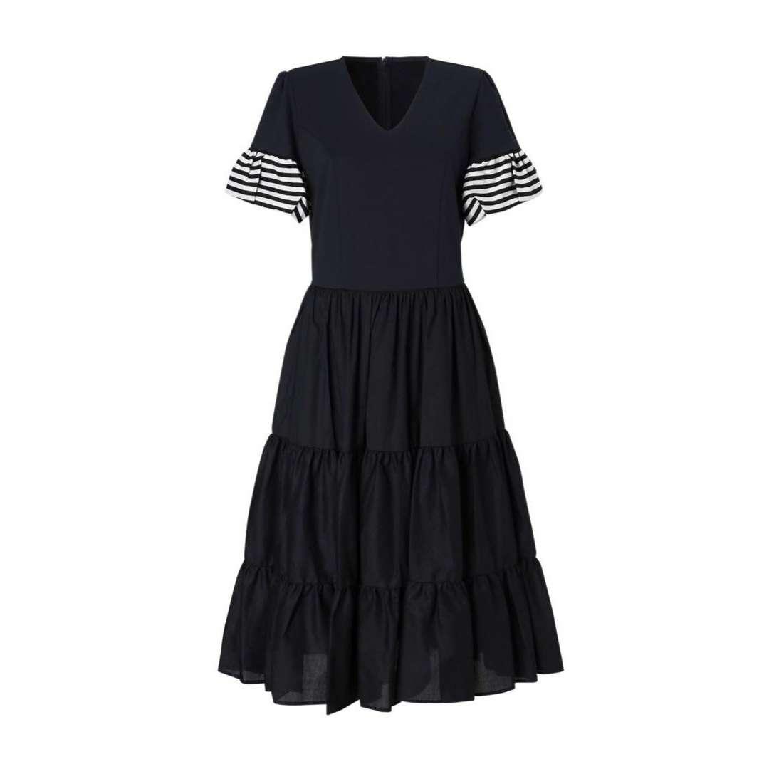 BORDERS at BALCONY - ボーダーズアットバルコニー ワンピース TIERED