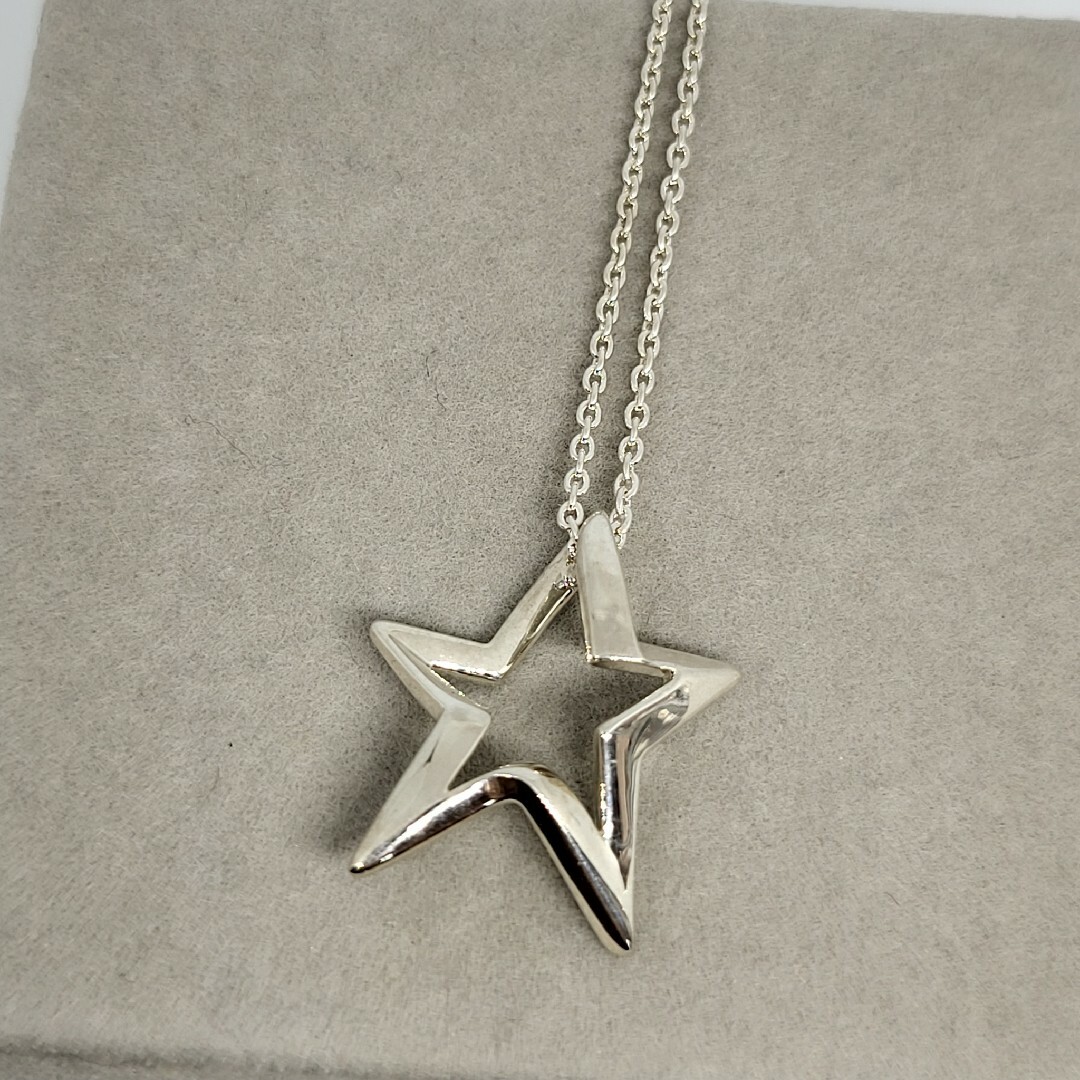 STAR JEWELRY シルバー ロングネックレス【正規品】