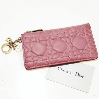 ディオール(Dior)のLADY DIOR スモール ジップ カードホルダー　フラグメントケース(財布)