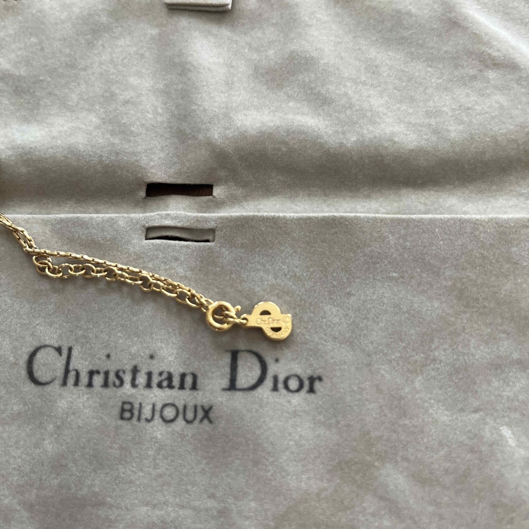 Christian Dior(クリスチャンディオール)のChristianDior クリスチャンディオール ラインストーン　ネックレス レディースのアクセサリー(ネックレス)の商品写真