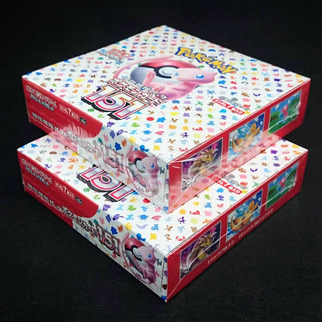 ポケモン - 強化拡張パック★ポケモンカード151シュリンク付2BOX★匿名配送 ポケモン