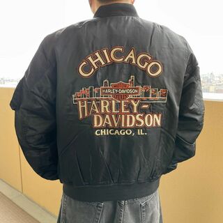 Harley Davidson - ハーレーダビッドソン シカゴ刺繍ナイロン
