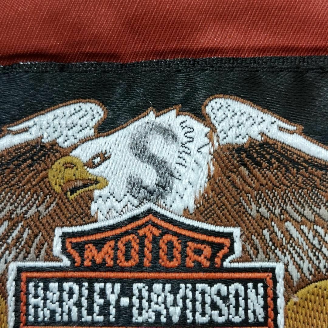 Harley Davidson - USA製 ハーレーダビッドソン ロゴ刺繍ナイロン