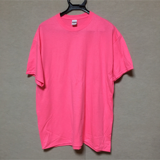 ギルタン(GILDAN)の新品 GILDAN ギルダン 半袖Tシャツ セーフティピンク XL(Tシャツ/カットソー(半袖/袖なし))