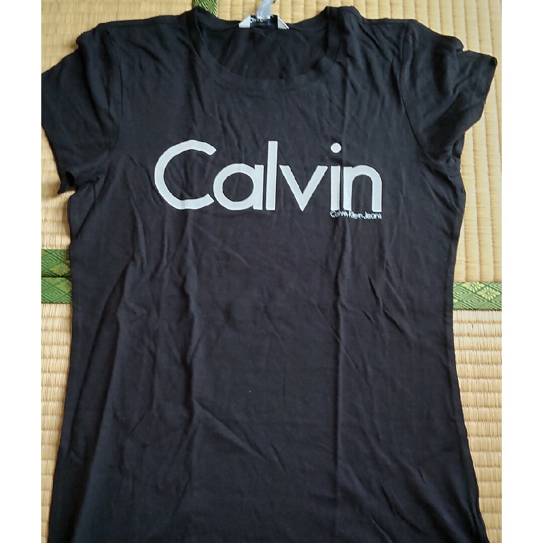 Calvin Klein 半袖 Tシャツ L ブラック CKロゴ 正規品 ハワイ