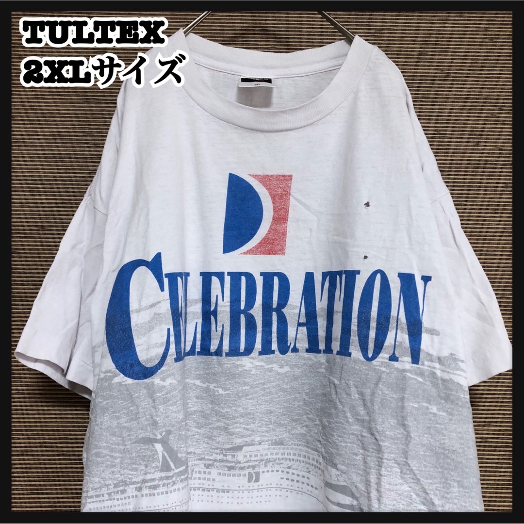 【タルテックス】半袖Tシャツ　豪華客船　海　ビンテージ　シングルステッチ27 メンズのトップス(Tシャツ/カットソー(半袖/袖なし))の商品写真