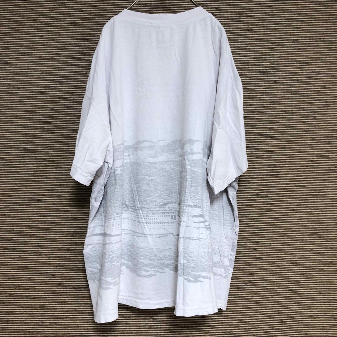 【タルテックス】半袖Tシャツ　豪華客船　海　ビンテージ　シングルステッチ27 メンズのトップス(Tシャツ/カットソー(半袖/袖なし))の商品写真