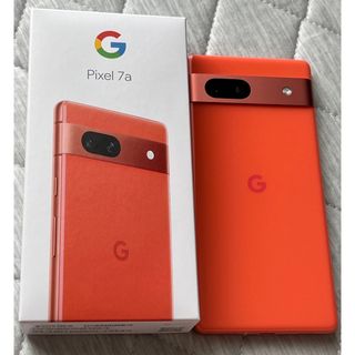 Google Pixel - Google pixel 7a coral コーラルの通販 by まる's shop